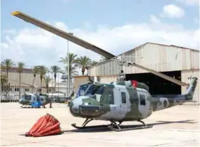  ??  ?? The UH-1H Huey is workhorse of the Lebanese Air Force, its tasks including
