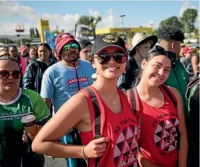  ?? ?? While exploring the subject of whānau, we look at the social wellbeing of a person, says Te Aorangi-Kowhai Morini (Tati), right.