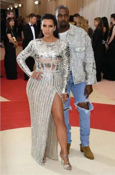  ?? LARRY BUSACCA/GETTY IMAGES FILE PHOTO ?? BET referred to Kimye — or Kim Kardashian and husband Kanye West — as “officially just one person.”