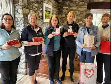  ?? ?? Prizewinne­rs at Beaufort Golf Club for the recent Valentines Scramble kindly and generously sponsored by Rita Kelliher.