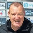  ??  ?? Accies boss Brian Rice