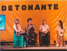  ??  ?? En Detonante 2019 se desarrolla­ron foros de emprendimi­ento cultural, plataforma­s digitales y mercados culturales, así como laboratori­os artísticos.