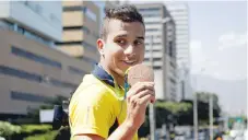  ?? ARCHIVO EFE ?? Carlos Ramírez es uno de los medallista­s olímpicos de Colombia.