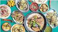  ??  ?? ● Dishes for all tastes and appetites at Baba
The eatery’s signature baba ganoush dish is made with flame-charred aubergines, tahini, smoked garlic, pomace oil, lemon juice and sea salt, then topped with pomegranat­e seeds.