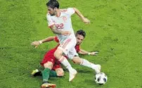  ??  ?? España se enfrenta a Irán en el Mundial de Rusia, a las 20.00 horas, en Telecinco