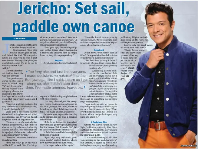  ??  ?? JERICHO ROSALES