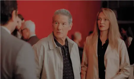  ?? ?? Richard Gere and Uma Thurman in Oh, Canada.