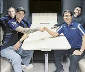  ?? FOTO: YAMAHA ?? Fabio Quartararo confía en resurgir de la mano de Yamaha y renueva hasta 2026