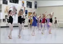  ?? LAUREN HALLIGAN - MEDIANEWS GROUP ?? Young dancers show their skills during an audition to dance with the New York City Ballet.