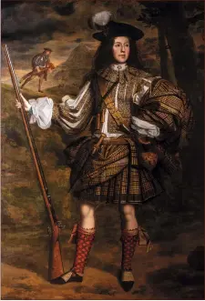  ??  ?? Glasgow Museums A Highland Chieftain: Portrait of Lord Mungo Murray, c. 1683 John Michael Wright (1617–94) Oil on canvas, 216.9×151.1cm Purchased with funds from the National Lottery Heritage Fund, the Art Fund, Friends of Glasgow Museums and the National Fund for Acquisitio­ns