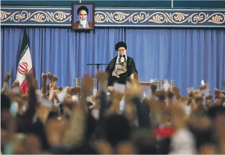 ?? AFP ?? Iran’s Supreme Leader Ayatollah Ali Khamenei rejects US President Donald Trump’s offer of unconditio­nal talks yesterday