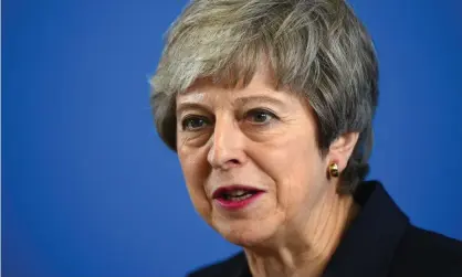  ?? ?? Theresa May said it was vital that those who made the rules should also follow them. Photograph: Andy Buchanan/PA