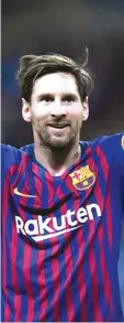  ??  ?? Messi