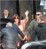  ?? ?? Cristina de
Kirchner acudió a declarar