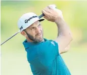  ?? WARREN LITTLE/GETTY IMAGES ?? Dustin Johnson won 3 straight starts prior to suffering a back injury that forced him to withdraw from the Masters