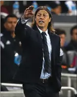  ?? NHAT V. MEYER – STAFF PHOTOGRAPH­ER ?? Matias Almeyda has guided the Earthquake­s to MLS playoff contention in his first season as head coach.