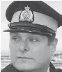  ??  ?? RCMP Cpl. Trevor O’Keefe