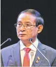  ?? ?? Former president Win Myint