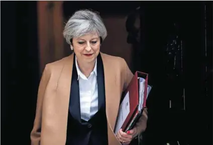  ?? Photo: Stefan Wermuth/Reuters ?? Out of the blue: Prime Minister Theresa May refuses to allow her political foes to imperil Britain’s exit from the European Union, and has called an early election as a result.