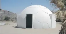  ?? INTERSHELT­ER INC. ?? Please the prepper in your life this holiday season with a big-ticket item that might not be in his or her disaster prep priority list,like this dome structure.