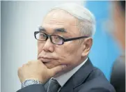  ?? REUTERS ?? The special envoy of the Chinese government on the Syria issue, Xie Xiaoyan, attends a media briefing at the foreign ministry in Beijing yesterday.