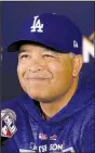  ?? AP/CHARLES REX ARBOGAST ?? Dodgers Manager Dave Roberts has piloted his team, with a deep and talented pitching staff, to its first World Series since 1988.