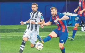  ?? FOTO: EFE ?? Sergi Enrich tuvo una de las ocasiones más claras para un Eibar sin puntería