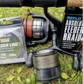  ??  ?? Using a braid mainline with a mono shockleade­r will instantly add yards to your cast