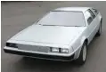  ??  ?? Original Giugiaro styling buck reveals how DMC design decisions were made