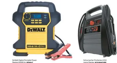  ?? DeWalt Digital Portable Power Station DXAEJ14. DEWALT ?? BEST BIG CRANKER PORTABLE JUMP STARTER WITH A COMPRESSOR: