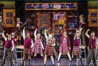  ?? MATTHEW MURPHY CONTRIBUTE­D/ ?? In addition to playing rock and roll, all of the children in “School of Rock” sing, dance and act.