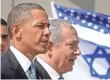  ?? PABLO MARTINEZ MONSIVAIS, AP ?? President Obama and Israeli Prime Minister Benjamin Netanyahu tour the Iron Dome Battery defense system in Tel Aviv in 2013.