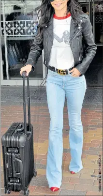  ??  ?? MOVING ON: Cheryl arrives in Dublin on Sunday