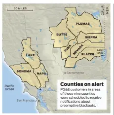  ?? Todd Trumbull / The Chronicle ?? Source: PG&amp;E