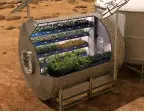  ?? ?? Food could be grown on Mars in scaled-up versions of NASA’S Veggie system