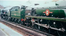  ??  ?? SR Bulleid Pacific No. 35017 – or is it? DAVID WHITE