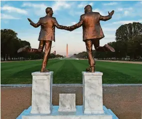 Protest art on the National Mall aims at Trump, Epstein - PressReader