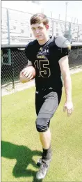  ??  ?? Prairie Grove senior Cordelle Whetsell (6-2, 185) received AllConfere­nce honors for the 2019 football season. Whetsell played wingback on offense. He contribute­d 396 yards of offense rushing and passing and scored 5 touchdowns. Whetsell recorded 18 solo tackles and 25 assists for a total of 43 tackles while playing cornerback on defense. In February Whetsell signed with Winfield College, of Winfield, Kan., to continue his football career at the next level and will major in criminal justice.