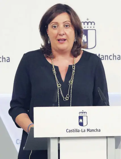  ?? JCLM ?? La consejera de Economía, Patricia Franco, en el «Foro Explorta», en Ciudad Real