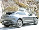  ?? BOSTON HERALD MARC GRASSO/ ?? The Aston Martin DBX is shown April 20 in Boston, Massachuse­tts.