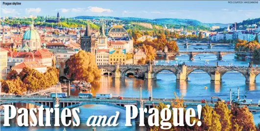  ??  ?? Prague skyline