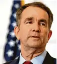  ?? Foto: Steve Helber, dpa ?? Unter Rassismus-Verdacht: Gouverneur Ralph Northam.