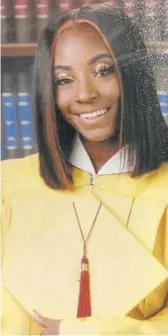  ?? PROVIDED ?? Dnigma Howard, 18, graduated May 20 from Innovation­s High School, a Chicago Public Schools charter. She plans to attend Malcolm X College in the fall to pursue an associate’s degree in business.