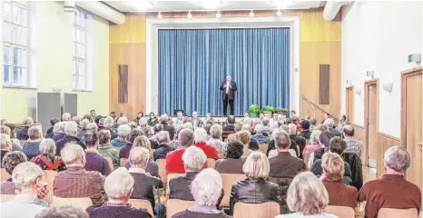  ?? FOTO: ?? Groß war das Interesse an der sonntäglic­hen Gemeindeve­rsammlung von Sankt Maria.