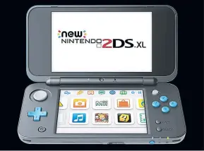  ??  ?? Sale al mercado la consola New Nintendo 2DS XL.