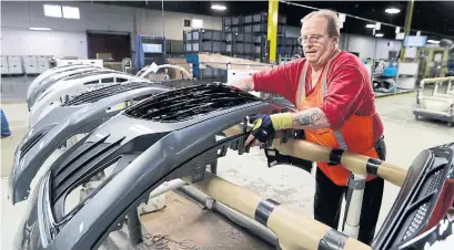  ?? TONY DEJAK THE ASSOCIATED PRESS FILE PHOTO ?? Manufactur­ing output, the biggest component of industrial production, was flat in March after declining in January and February.