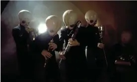  ?? Photograph: Alamy ?? If aliens discovered Benny Goodman sheet music … the Cantina band in Star Wars: A New Hope.