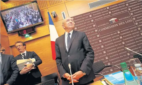  ?? REUTERS ?? French Interior Minister Gerard Collomb arrives at the National Assembly for questionin­g by lawmakers about ex-presidenti­al aide Alexandre Benalla in Paris.