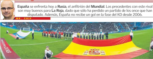  ??  ?? ÚLTIMO ENCUENTRO. San Petersburg­o acogió el 14 de noviembre del año pasado el último partido entre Rusia y España. El amistoso finalizó con empate a tres goles.