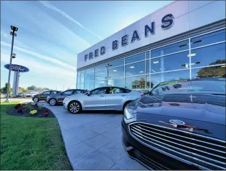  ?? SUBMITTED PHOTO ?? For the 17th time, Fred Beans Ford of Boyertown has been named a recipient of the President’s Award from Ford Motor Company — recognized for customer service.